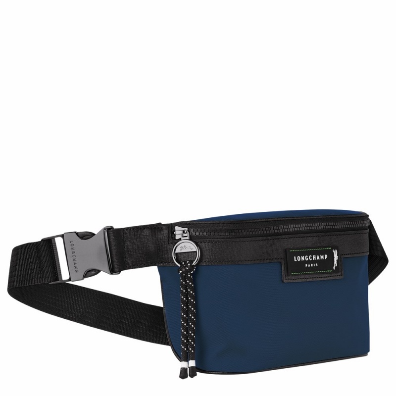 Navy Longchamp Le Pliage Energy M Men's Belt Bags